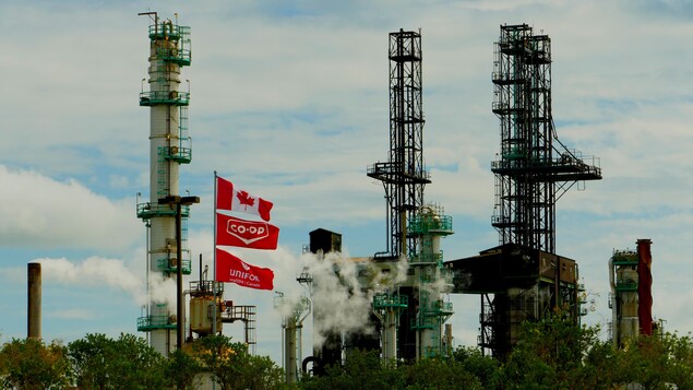 Le complexe de la raffinerie Co-op de Regina.