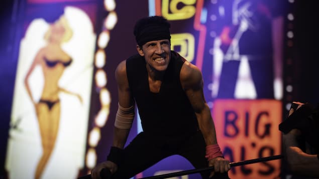 Le chanteur d'Extreme Gary Cherone en prestation au Festival d'été de Québec