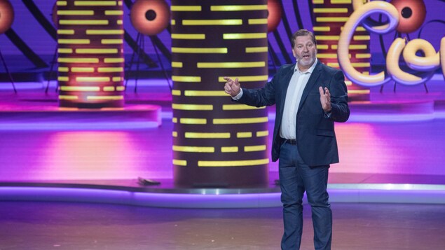 Mario Jean lors d'un gala ComediHa! 2019.
