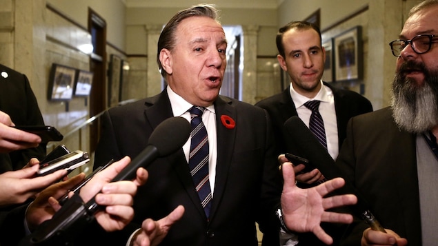 François Legault à l'Assemblée nationale