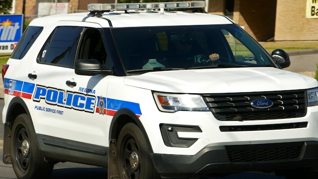 Voiture appartenant à la police de Regina (archives).