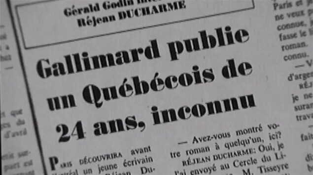 Un texte de Gérald Godin sur Réjean Ducharme Un texte de Gérald Godin sur Réjean Ducharme