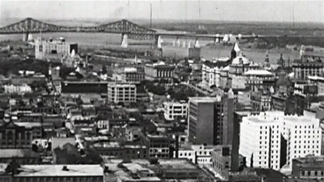 Vue de Montréal dans les années 1960