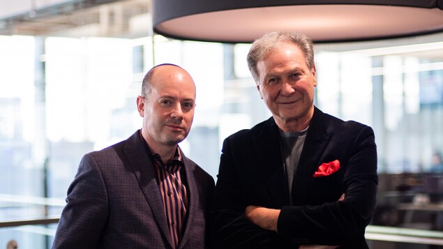 Portrait des deux hommes.