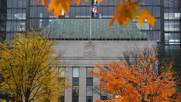 Le siège social de la Banque du Canada.