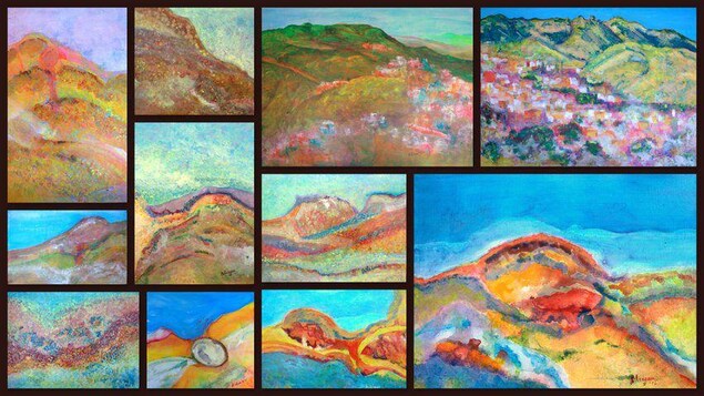 plusieures peintures impressionistes