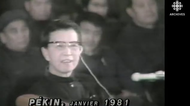 Jiang Qing lors de son procès en janvier 1981