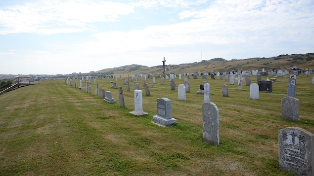 Un cimetière aux Îles-de-la-Madeleine