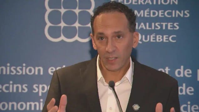 Le docteur Vincent Oliva, président de la Fédération des médecins spécialistes du Québec.