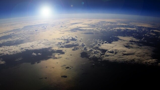 La planète Terre vue de l'espace.