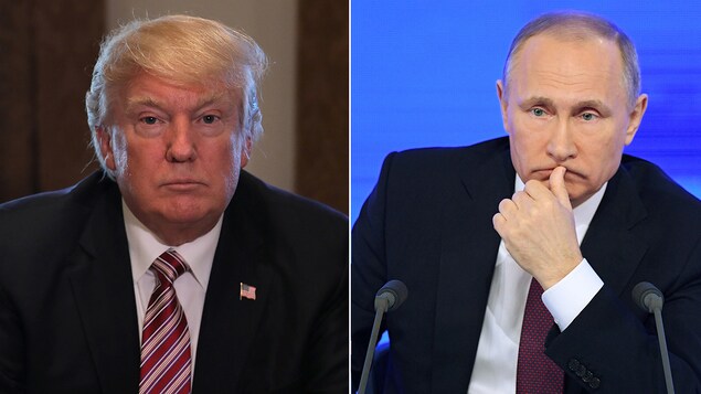 Le président américain, Donald Trump, et le président russe, Vladimir Poutine