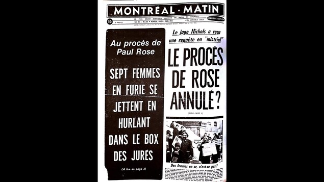 La page couverture d'un journal.