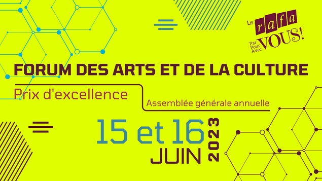 Affiche du Forum des arts et de la culture 2023. 