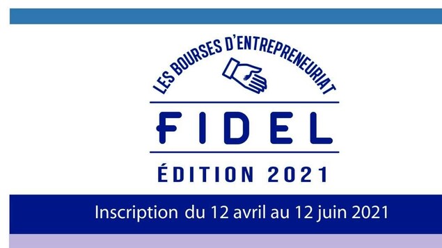 L'affiche pour les bourses en entrepreneuriat de FIDEL Matanie.