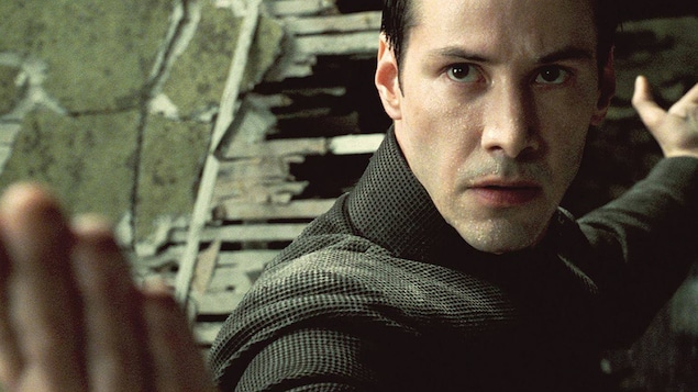 Keanu Reeves dans la trilogie « La matrice »