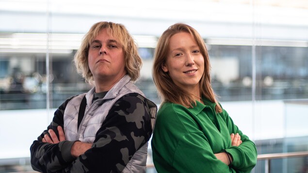 Portrait des deux humoristes.