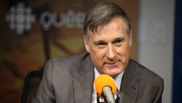 Maxime Bernier, en studio