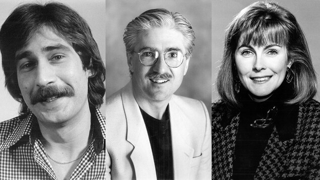 Portraits des trois anciens animateurs Portraits des trois anciens animateurs