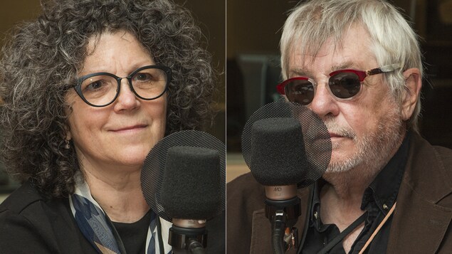 Linda Pinet et André Forcier au micro de Catherine Perrin.