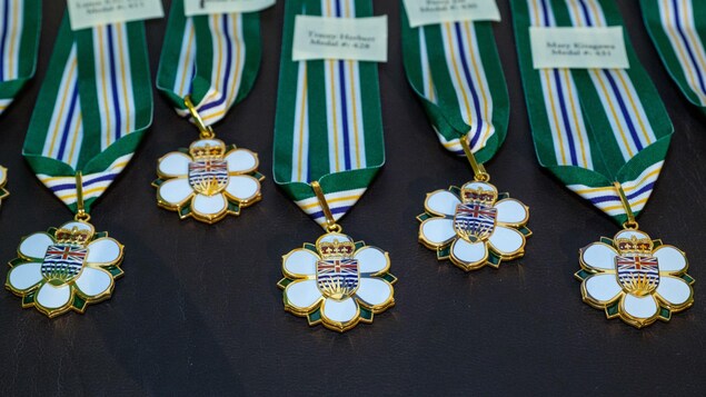 Médailles de l'ordre de la Colombie Britanniques.
