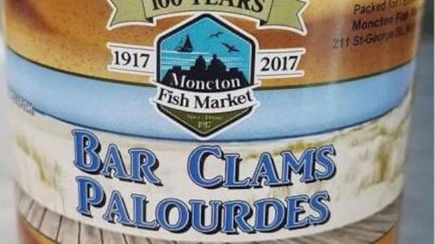 Rappel de Palourdes de marque Moncton fish market