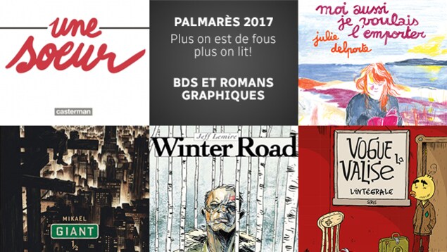 Quelques-unes des meilleures BDS et des meilleurs romans graphiques parus en 2017 selon l'équipe de <em>Plus on est de fous, plus on lit!</em>