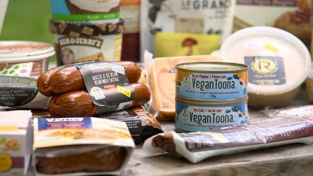 Des produits végétaliens