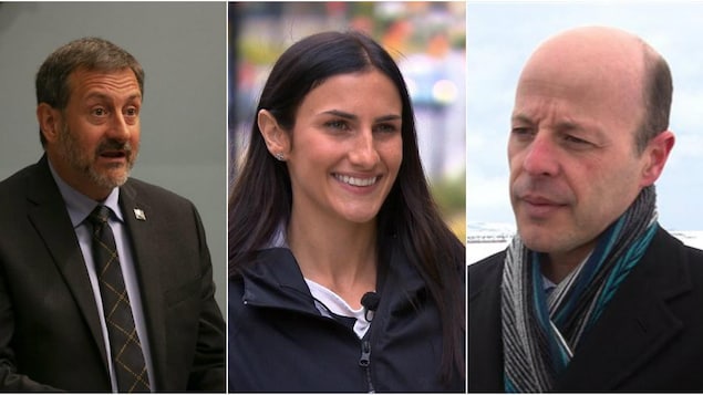 Photo montage des trois députés