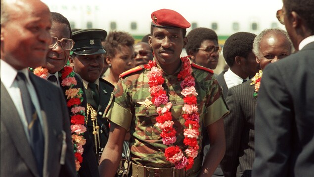 Le 31 août 1986, Thomas Sankara arrive à Harare pour le 8e sommet des pays non-alignés.