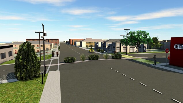 Un îlot central sera construit au centre des rues Perreault et Dallaire afin d'améliorer la sécurité routière. Un îlot central sera construit au centre des rues Perreault et Dallaire afin d'améliorer la sécurité routière.