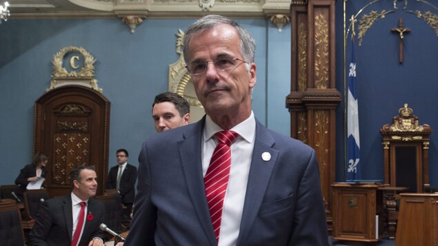 Guy Ouellette, député indépendant de Chomedey, à l'Assemblée nationale du Québec le 31 octobre 2017