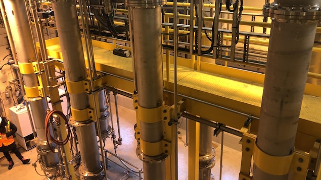 L'intérieur d'une usine