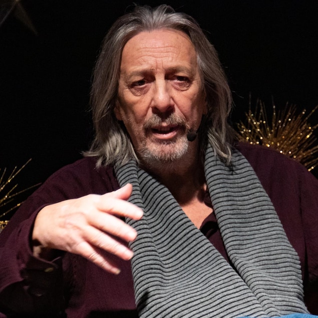The musician discusses gesturing. serge fiori, founder harmonium, died