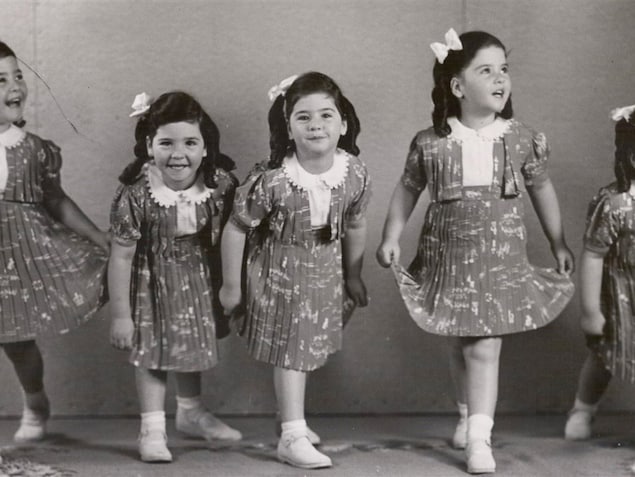 Les soeurs Dionne en 1939 Les soeurs Dionne en 1939