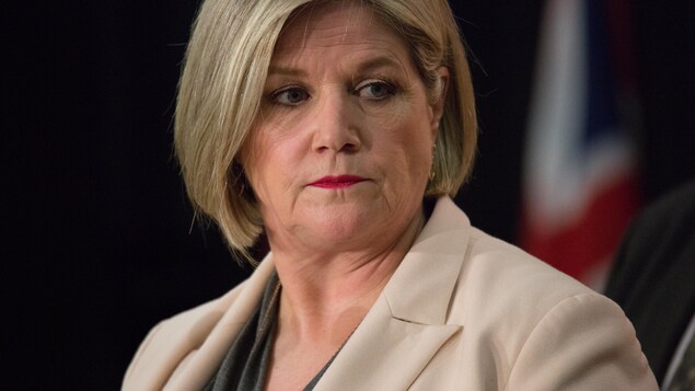 La chef du NPD en Ontario Andrea Horwath a la COVID