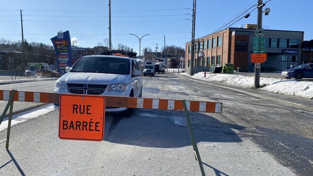 Bris d’aqueduc à l’intersection des rues Galt et Belvédère