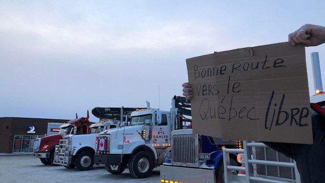 D’autres convois de l’Estrie en route vers Ottawa