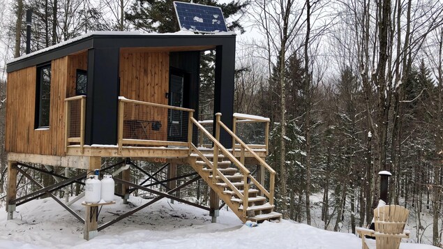 L’hébergement hivernal en nature gagne en popularité en Estrie 