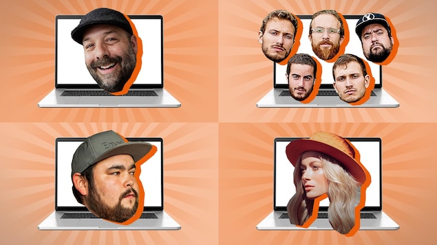 Stef Paquette, Le Diable à Cinq, Léa Jarry et Matiu.