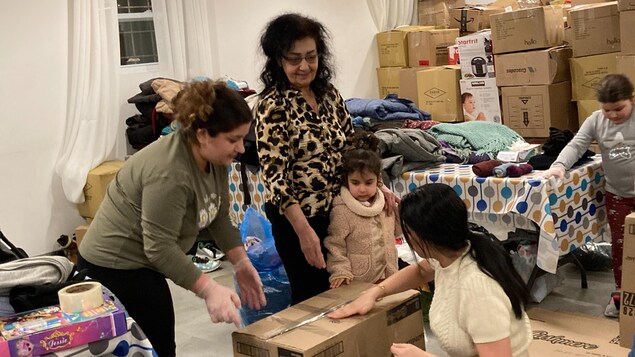 Des dizaines de boîtes de dons amassées à Sherbrooke pour les victimes du séisme 