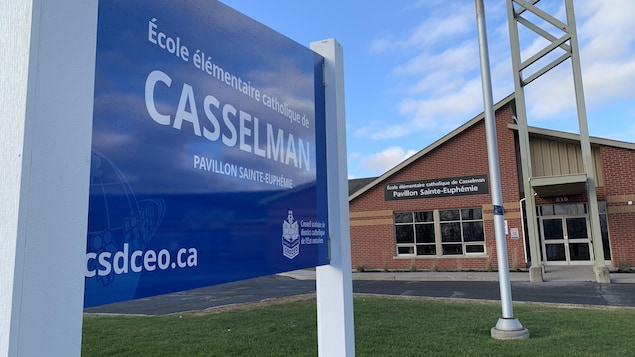L'école élémentaire catholique de Casselman, pavillon Saint-Euphémie.