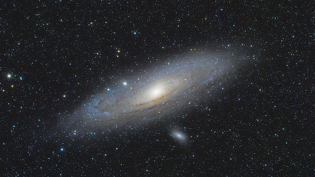 La galaxie d'Andromède.