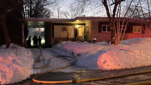 Incendie dans une remise résidentielle de Sherbrooke