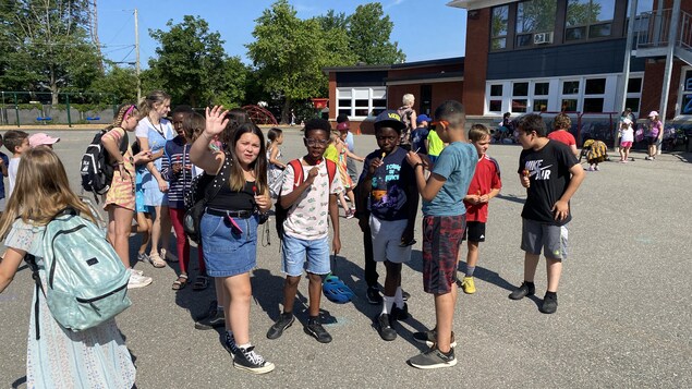 Des finissants du primaire ont célébré en grand la fin des classes