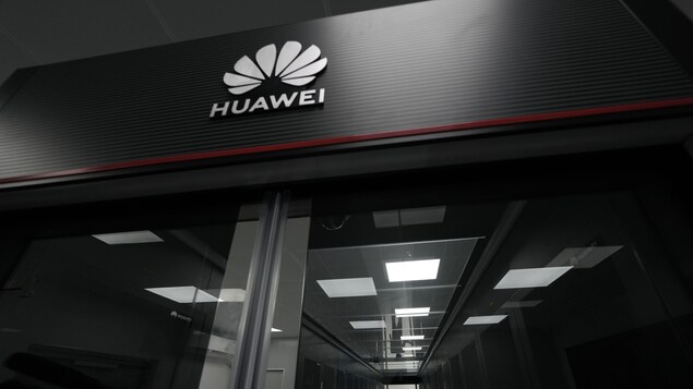 L'entrée d'un centre de Huawei à Guangzhou, en Chine.