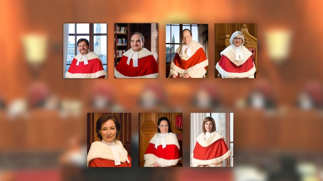 Jueces de la Corte Suprema de Canadá