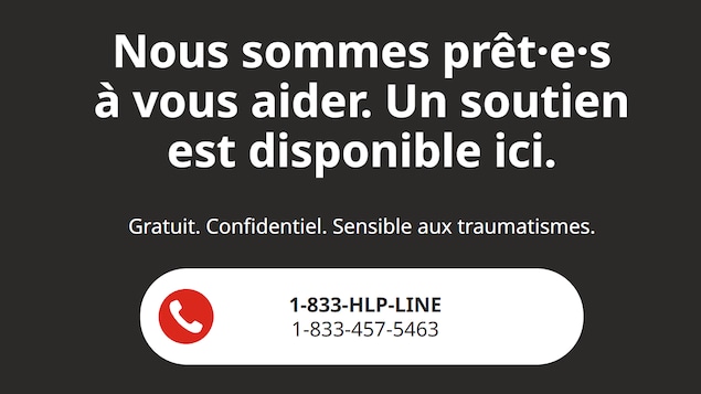 1-833-457-5463 Ligne d'aide anti racisme