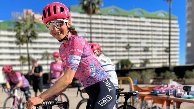 La cycliste sherbrookoise Magdeleine Vallières-Mill s’acclimate à sa nouvelle équipe