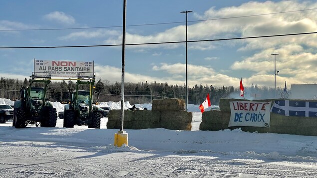 Rassemblement contre les mesures sanitaires à Matane