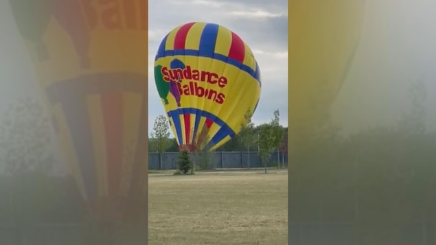 Atterrissage difficile pour une montgolfière à Edmonton
